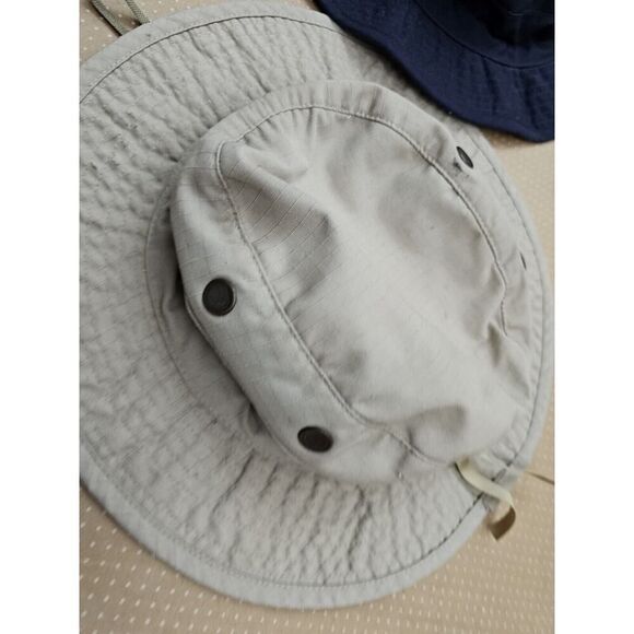 2 Tru Spec Hat Sun Hot Weather Type II Beige And Blue - Picture 3 of 11